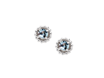 March Birthstone Aquamarine Vita Earrings