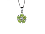 Daisy Green Necklace