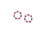 Circle of Life Ruby Earrings