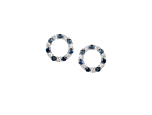 Circle of Life Sapphire Earrings