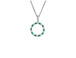 Circle of Life Emerald Necklace