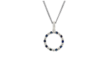 Circle of Life Sapphire Necklace