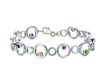 Silver Circlet Mix Bracelet