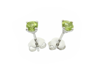 August Birthstone Peridot Purity Earrings