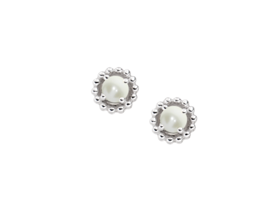 June Birthstone Pearl Vita Earrings