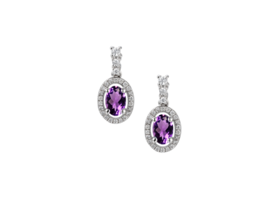 Purple Plum Earrings