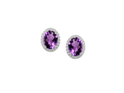 Regal Purple Earrings