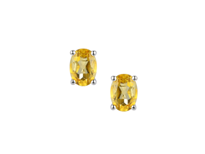 Citrine Content Earrings