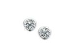 April Birthstone Cubic Zirconia Orbit Earrings