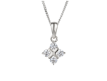 Snow Serenity Cubic Zirconia Necklace