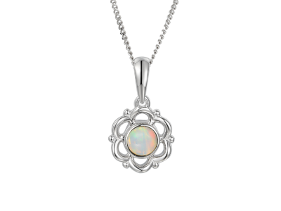 Eagle Eye Opal Necklace